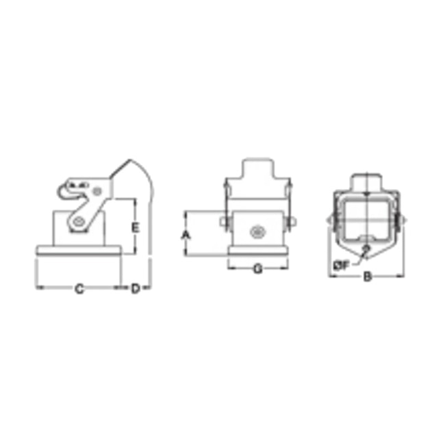 Carcaça Tomada Base Baixa 1 Trava 4P SDCT04 STECK-08d614dd-63be-4010-a7c3-78d4de3d5416