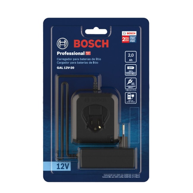 Carregador de Bateria 12V Bivolt GAL 12V-20 BOSCH-694aaef6-f09b-4615-b9c5-dccc1d68aa1f