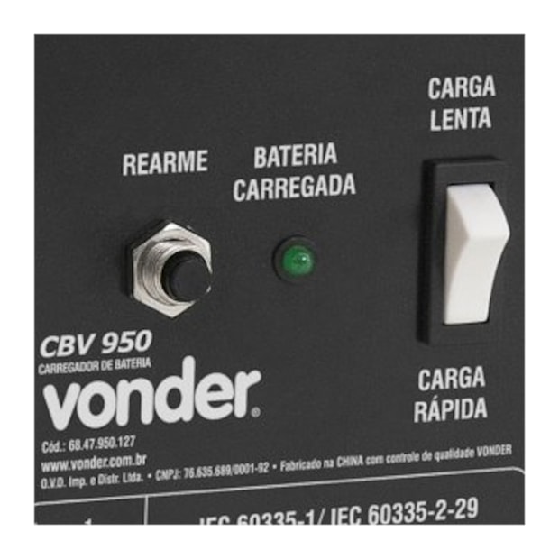 Carregador de Bateria 12V CBV 950 VONDER-7f1b1562-66ca-4d75-8514-8a464005b396