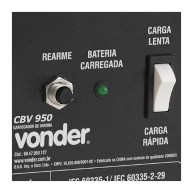 Carregador de Bateria 12V CBV 950 VONDER-4a455830-bc41-4a43-bc4c-6baf1d0550cf