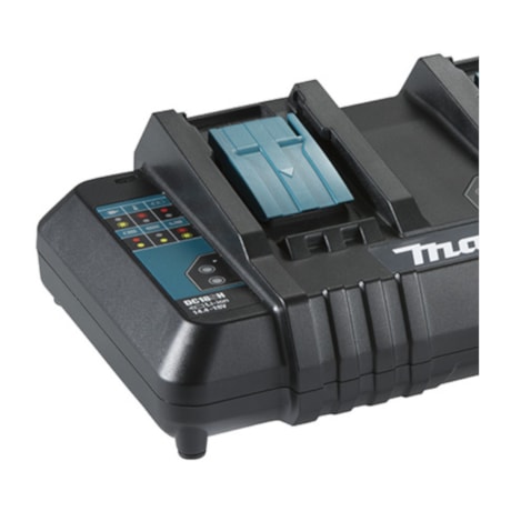 Carregador de Bateria 14,4V-18V Bivolt com 2 Entradas DC18SH MAKITA-b4d3b71d-b1be-4491-9d74-a9dcb5ccbb43