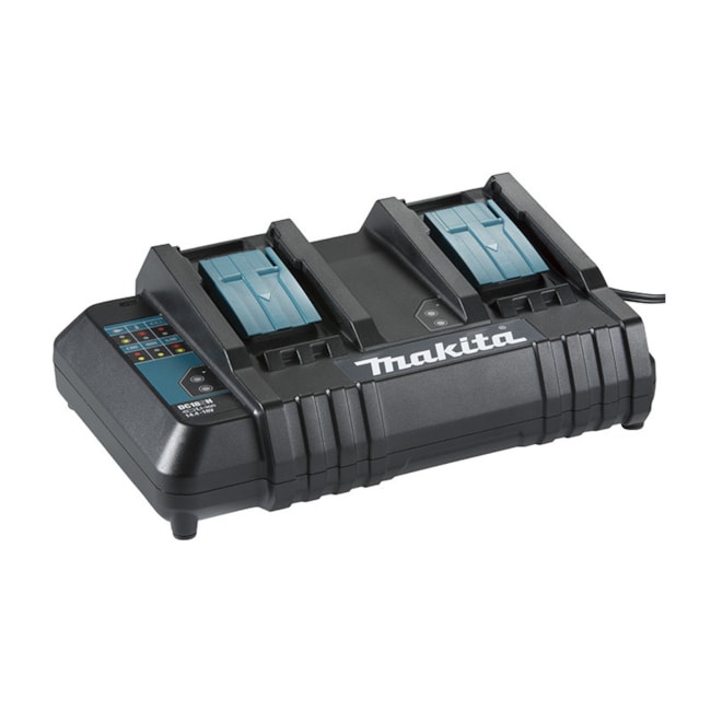 Carregador de Bateria 14,4V-18V Bivolt com 2 Entradas DC18SH MAKITA-ed2e8ac7-e82b-4390-a5d0-d21cfe52bdc7