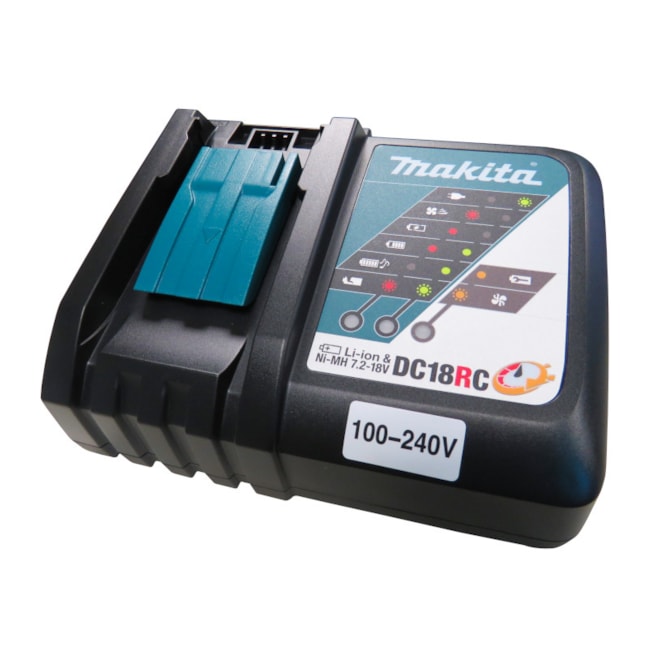 Carregador de Bateria 14,4V à 18V Bivolt DC18RC MAKITA-cad0ff2b-a1c5-466d-a233-9d83ba99ab82