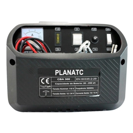 Carregador de Bateria 18A 24V 220V CBA 300/2-I PLANATC-77026525-062a-4b5d-bea1-3266b9fa4a64