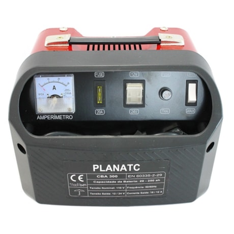 Carregador de Bateria 18A 24V 220V CBA 300/2-I PLANATC-f39a0e27-4c55-4a01-9e05-a9be1f701d4a
