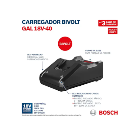 Carregador de Bateria 18V Bivolt GAL 18V-40 BOSCH-3245c563-1996-4836-a7cb-ca687f686463