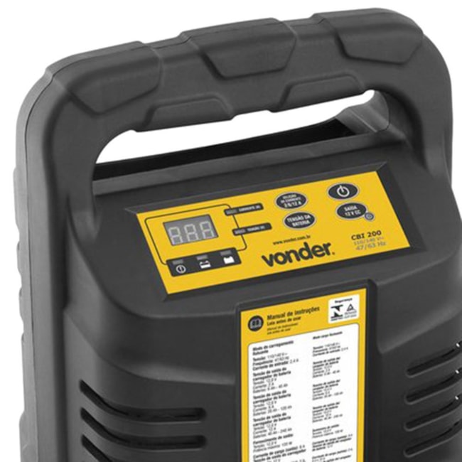 Carregador de Bateria 240A 12V CIB 200 VONDER-931acf35-c250-4220-b7aa-3a2a82e82f30