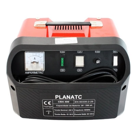 Carregador de Bateria 30A 220V CBA 400 PLANATC-9c11bec2-1573-4703-978d-9f810d24a227