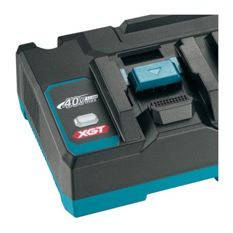 Carregador de Bateria 40V MAX Bivolt com Porta Dupla DC40RB MAKITA