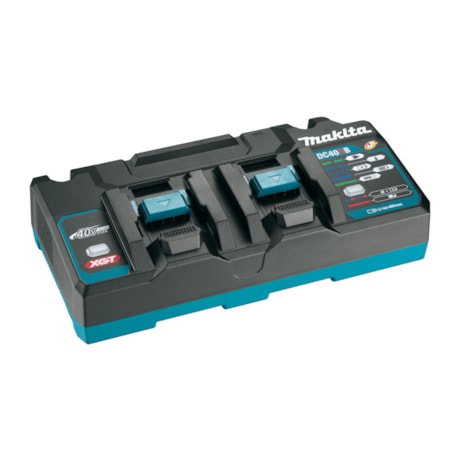 Carregador de Bateria 40V MAX Bivolt com Porta Dupla DC40RB MAKITA