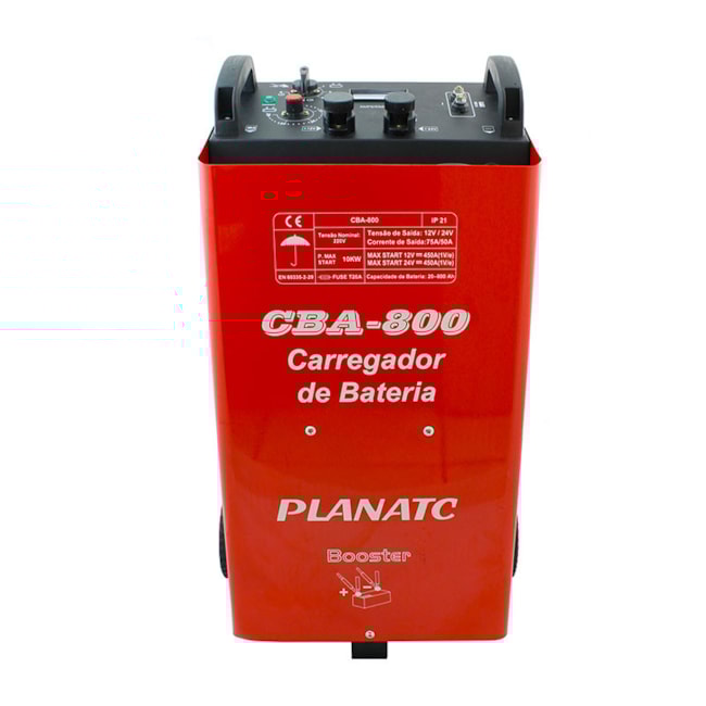 Carregador de Bateria 75 Amperes 12V com Auxiliar de Partida CBA 800 PLANATC-1bd7e8ae-ebda-45e8-9f80-2984bac90daf