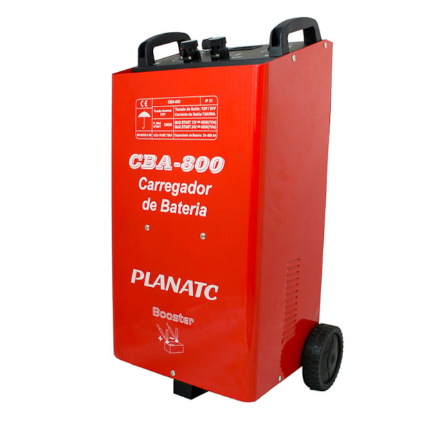 Carregador de Bateria 75 Amperes 12V com Auxiliar de Partida CBA 800 PLANATC-ac108b37-d58b-48a7-8f4f-f7fcfe23a0e6