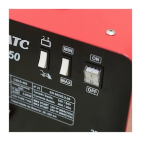 Carregador de Bateria com Auxiliar de Partida 30A 220V CBAS 450/2-I PLANATC