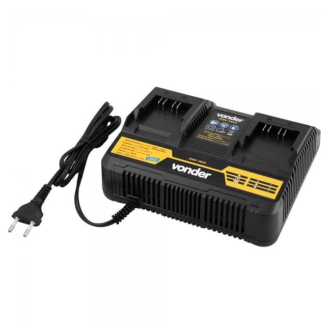 Carregador de Bateria Duplo 18V Bivolt ICBV 1842 VONDER-3b8b81d4-2824-4b7c-9d29-ffec6cad130b