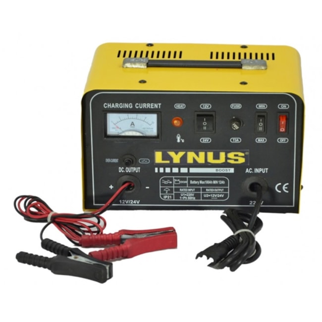 Carregador de Bateria Portátil 100A 24V LCB-10 LYNUS-ad55150b-4098-4971-a12b-247e8feddf2e