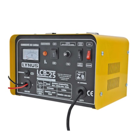 Carregador de Bateria Portátil 25A 24V LCB-25 LYNUS-e90053f9-57ca-43fd-bd4e-12edd17f4d9a