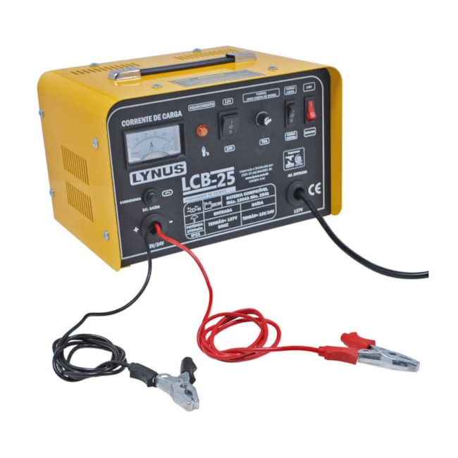 Carregador de Bateria Portátil 25A 24V LCB-25 LYNUS-2415e93c-23fa-4f90-8ed2-b3a890aa3384