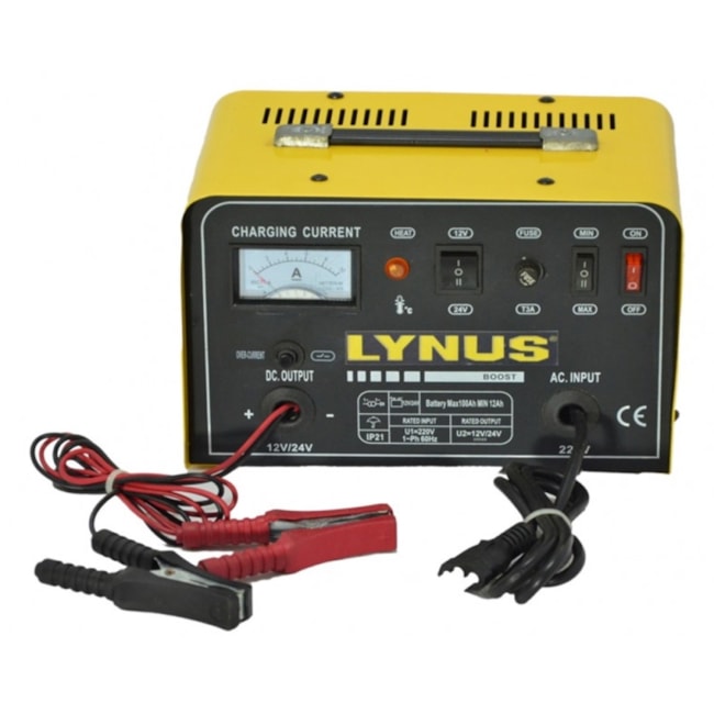 Carregador de Bateria Portátil 25A 24V LCB-25 LYNUS-97334021-9394-4920-8e46-0414f85c54c1