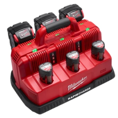 Carregador de Baterias 12V/18V 220V para 6 Baterias 48-59-1807 MILWAUKEE-35749dc5-d473-4063-8a59-1caacdc84f66