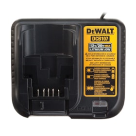Carregador de Baterias 12V a 20V 1.25 Ah Li-Ion 110/220V DCB107-BR DEWALT