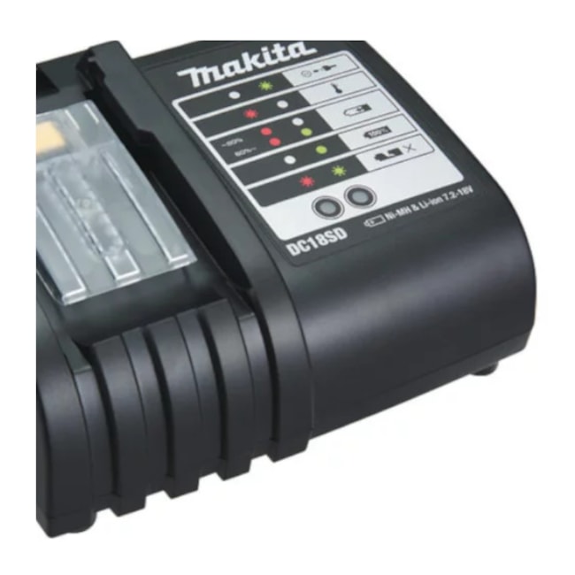 Carregador de Baterias 14.4V a 18V 110/220V DC18SD MAKITA-1aa8819d-7db1-4969-b394-04cd0b408a31
