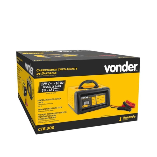 Carregador Inteligente de Bateria 12V 300Ah 220V CIB 300 VONDER-6f6db71c-2bf3-44c4-9757-831a312a04a7