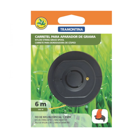 Carretel 1 Fio de Nylon 1.3mm para Aparador de Grama 6 Metros 78798234 TRAMONTINA-5ecc3f72-0730-4924-a04c-6160beda26ec