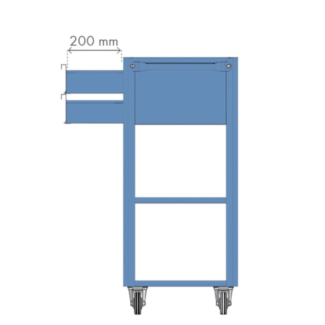 Carrinho Aberto para Ferramentas com 2 Gavetas NC-5 NOCRAM-0f587e79-01ec-4ec3-aacb-d29a5beaba35