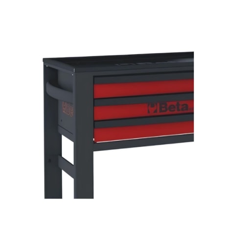 Carrinho Aberto para Ferramentas com 3 Gavetas Vermelho RSC51-R BETA-6cb88243-c68a-47f1-9260-64be56b1d092