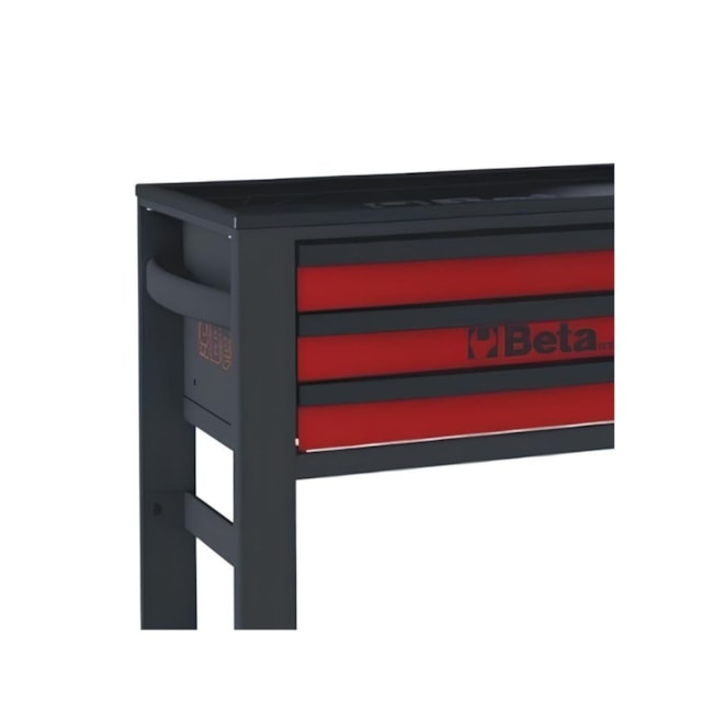 Carrinho Aberto para Ferramentas com 3 Gavetas Vermelho RSC51-R BETA-065176bb-972b-4bc4-88f9-b897aee42736