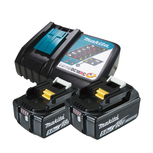 Carrinho de Mão com 2 Baterias 18V 5.0Ah 1 Carregador 110V/220V e Caçamba DCU180Z-CA MAKITA-edd5be0b-95bb-44c6-8866-cc9cb07be856