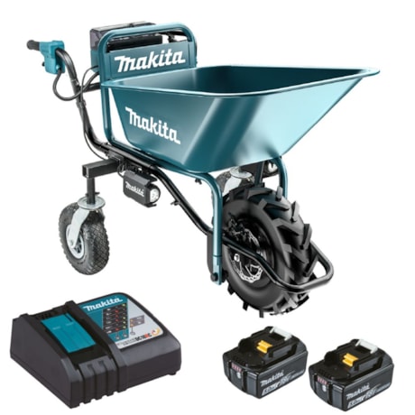 Carrinho de Mão com 2 Baterias 18V 5.0Ah 1 Carregador 110V/220V e Caçamba DCU180Z-CA MAKITA-ea75ce9d-4efe-4eef-b0de-a79fbc6559e7