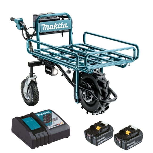 Carrinho de Mão com 2 Baterias 18V 5.0Ah 1 Carregador 110V/220V e Cesto DCU180Z-CE MAKITA-b4f2dc51-3937-4eb7-ab0f-41bc81b9053f