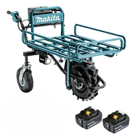 Carrinho de Mão com 2 Baterias 18V 5.0Ah 1 Cesto e Rodas sem Carregador DCU180Z-CE-R MAKITA-11d3c587-4bb5-48eb-860b-e16739ec3a2e