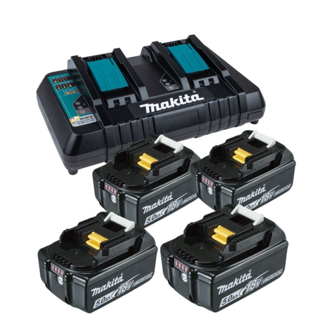 Carrinho de Mão com 4 Baterias 18V 5.0Ah 1 Carregador Duplo 110V e Maleta DCU180Z-KIT127 MAKITA-8f91e6f9-cda9-4e26-ae46-7d61c917a3fb