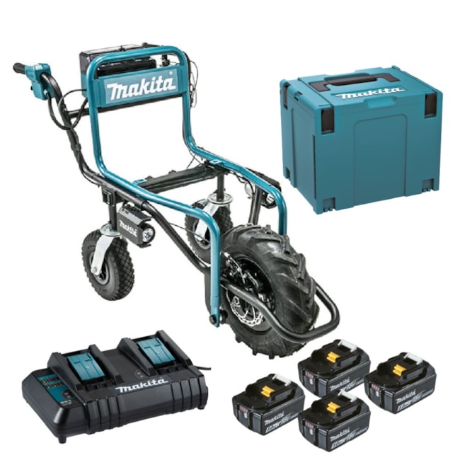 Carrinho de Mão com 4 Baterias 18V 5.0Ah 1 Carregador Duplo 110V e Maleta DCU180Z-KIT127 MAKITA-f565bae7-6823-4dca-a20c-cdad9b9e0881