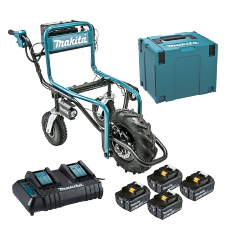 Carrinho de Mão com 4 Baterias 18V 5.0Ah 1 Carregador Duplo 220V e Maleta DCU180Z-KIT220 MAKITA-55b00d57-732d-4195-b7d0-457496f9383d