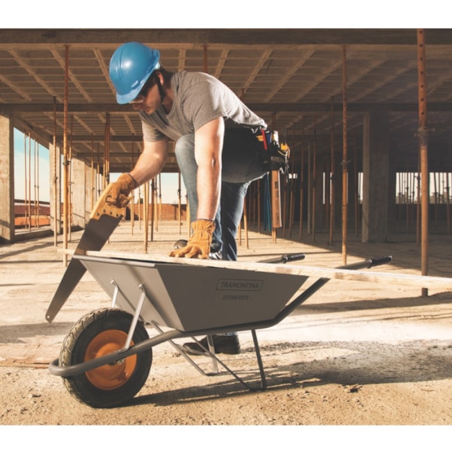Carrinho de Mão Extraforte com Caçamba Metálica 65 Litros 77714435 TRAMONTINA-62118d26-2977-4ce8-83d9-b01030f7878b