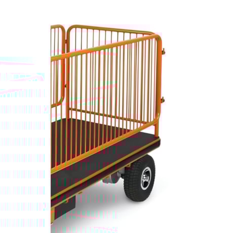 Carrinho de Plataforma Elétrica com Grades Bateria 24V 33Ah C48M BETA-043039cd-b889-4a58-8249-86a1f2f24152