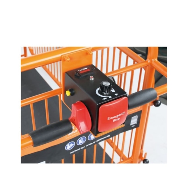 Carrinho de Plataforma Elétrica com Grades Bateria 24V 33Ah C48M BETA-7d86911d-c19d-4408-9e79-9a72fedcb841