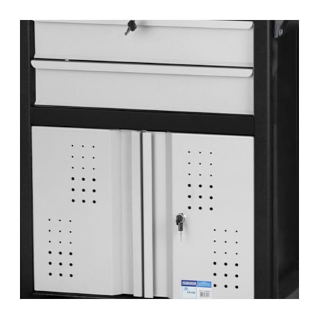 Carrinho Fechado 2 Gavetas 600x400x860mm Black Series CR-39B MARCON-bf348f42-3701-4461-af2d-cd762ac573e9