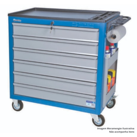Carrinho Fechado de 6 Gavetas CR-53 MARCON-190390af-8da8-4634-bdcd-d5a18a0321c4