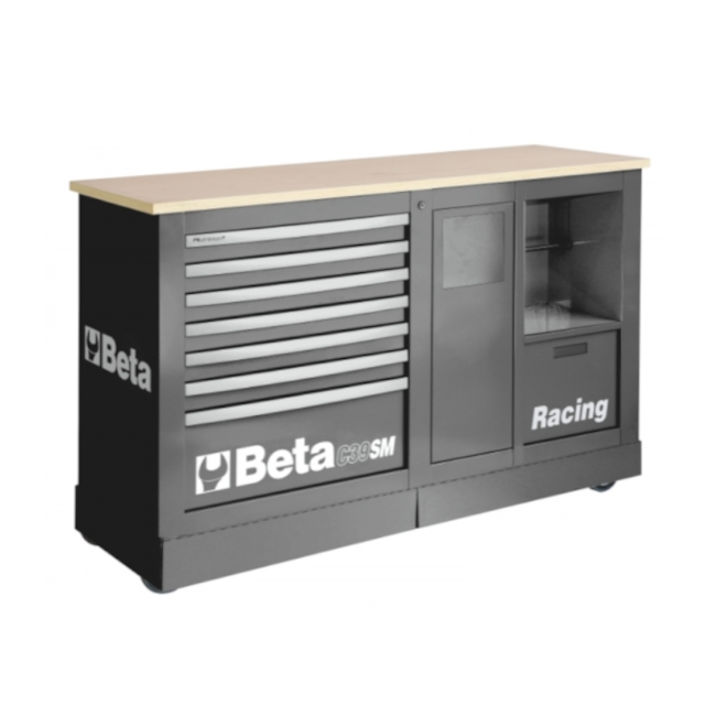 Carrinho Fechado para Ferramentas Cinza 039390002 BETA-0866b04f-a6a2-4c5b-a807-18a4729b5695