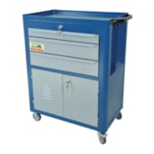 Carrinho Fechado para Ferramentas com 3 Gavetas Chaveado C-06 FERCAR Carrinho Fechado para Ferramentas com 3 Gavetas Chaveado C-06 FERCAR