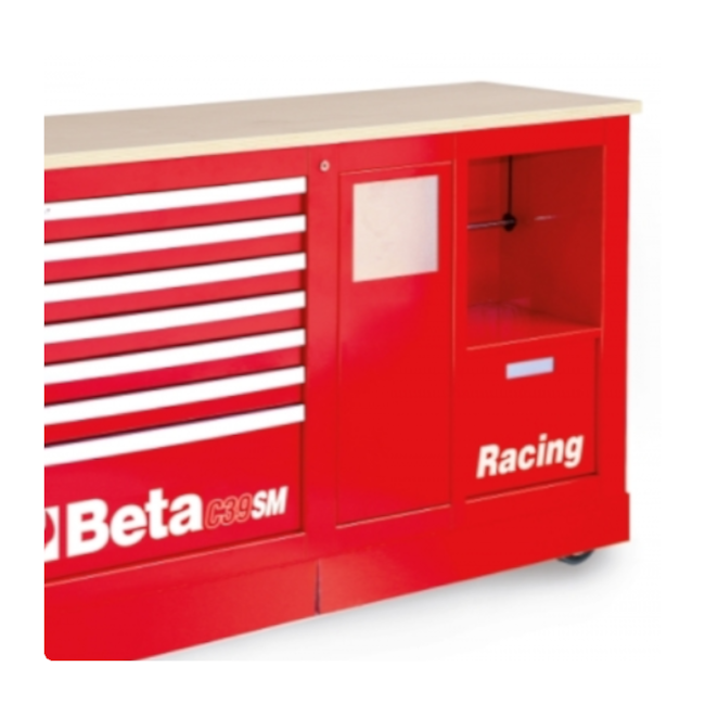 Carrinho Fechado para Ferramentas Vermelho 039390003 BETA-7597d69c-bac7-4778-9743-c412ed74c33a