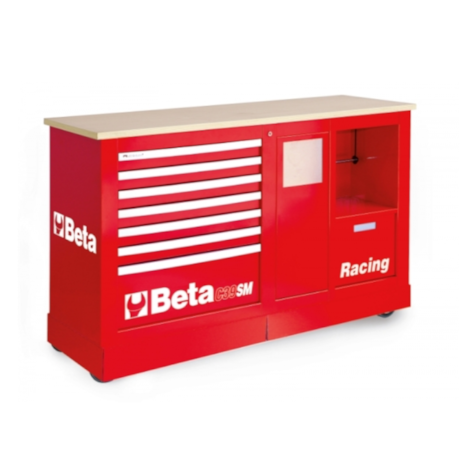 Carrinho Fechado para Ferramentas Vermelho 039390003 BETA-0175e72f-fdf2-44d3-b1ff-89fdb617bb26