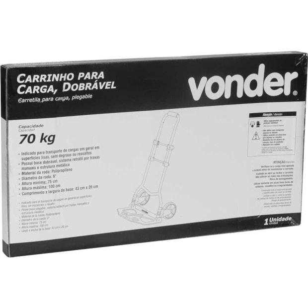 Carrinho para Armazém Dobrável 70kg 6160070000 VONDER-bf73f4a0-dafd-42d0-8120-b1a1f3b266ee