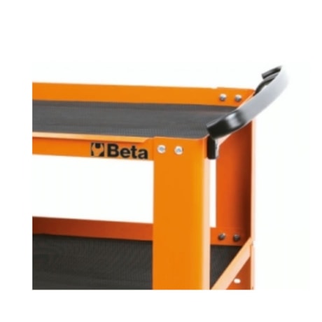 Carrinho para Ferramenta Aberto com 2 Prateleiras Laranja C51 BETA-8fd47274-82cc-4adf-b6fa-cd90dd819d46