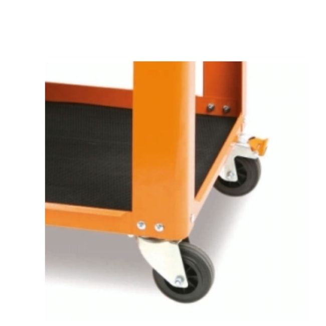 Carrinho para Ferramenta Aberto com 2 Prateleiras Laranja C51 BETA-5e5a6270-bc43-423e-9360-f89150f25c9b
