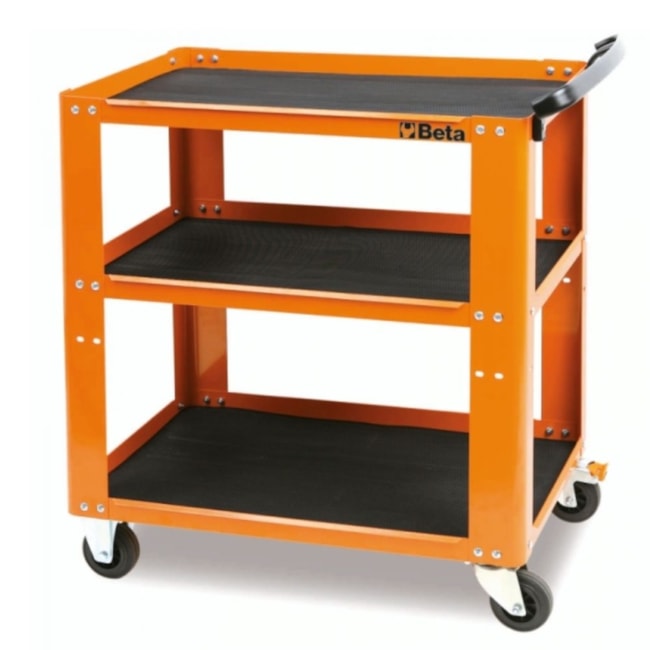 Carrinho para Ferramenta Aberto com 2 Prateleiras Laranja C51 BETA-0da24fcd-ac97-4f31-8ea2-2400c86fbb2a